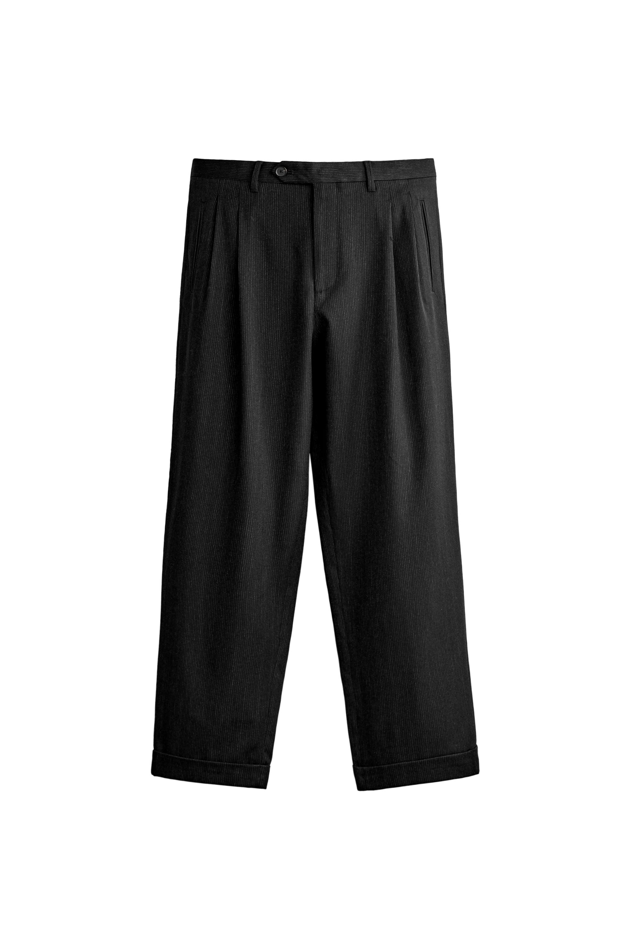 PANTALÓN RELAXED FIT TRAJE RAYAS
