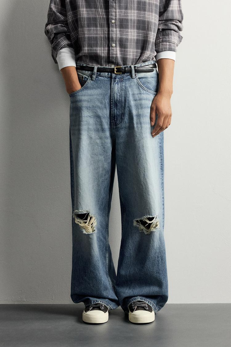 Jeans rotos de corte holgado 2