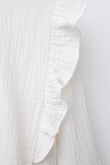 TEXTURED BLOUSE - Ecru by Zara - Image 2