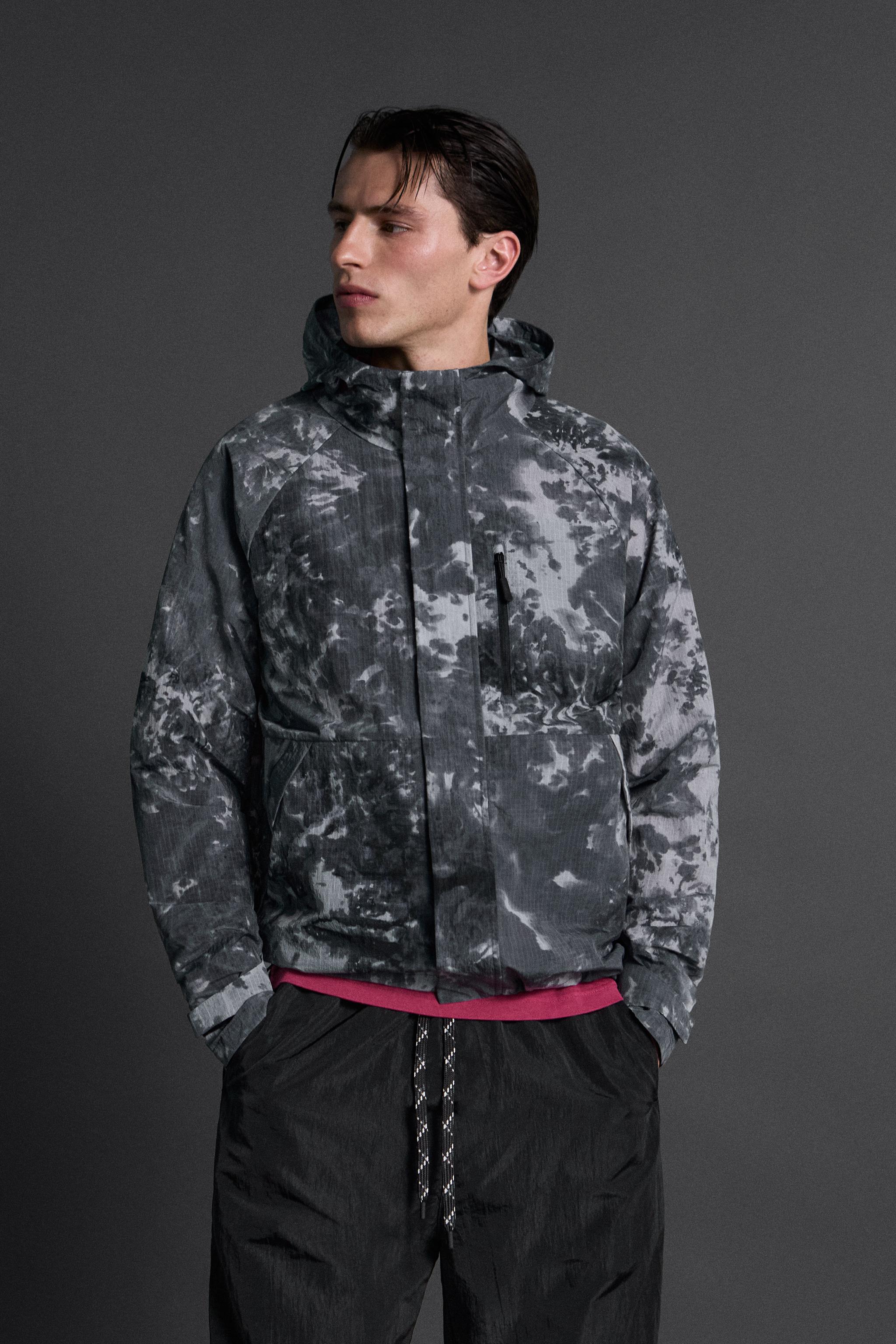 TIE DYE WINDBREAKER JACKET - Grays | ZARA United States