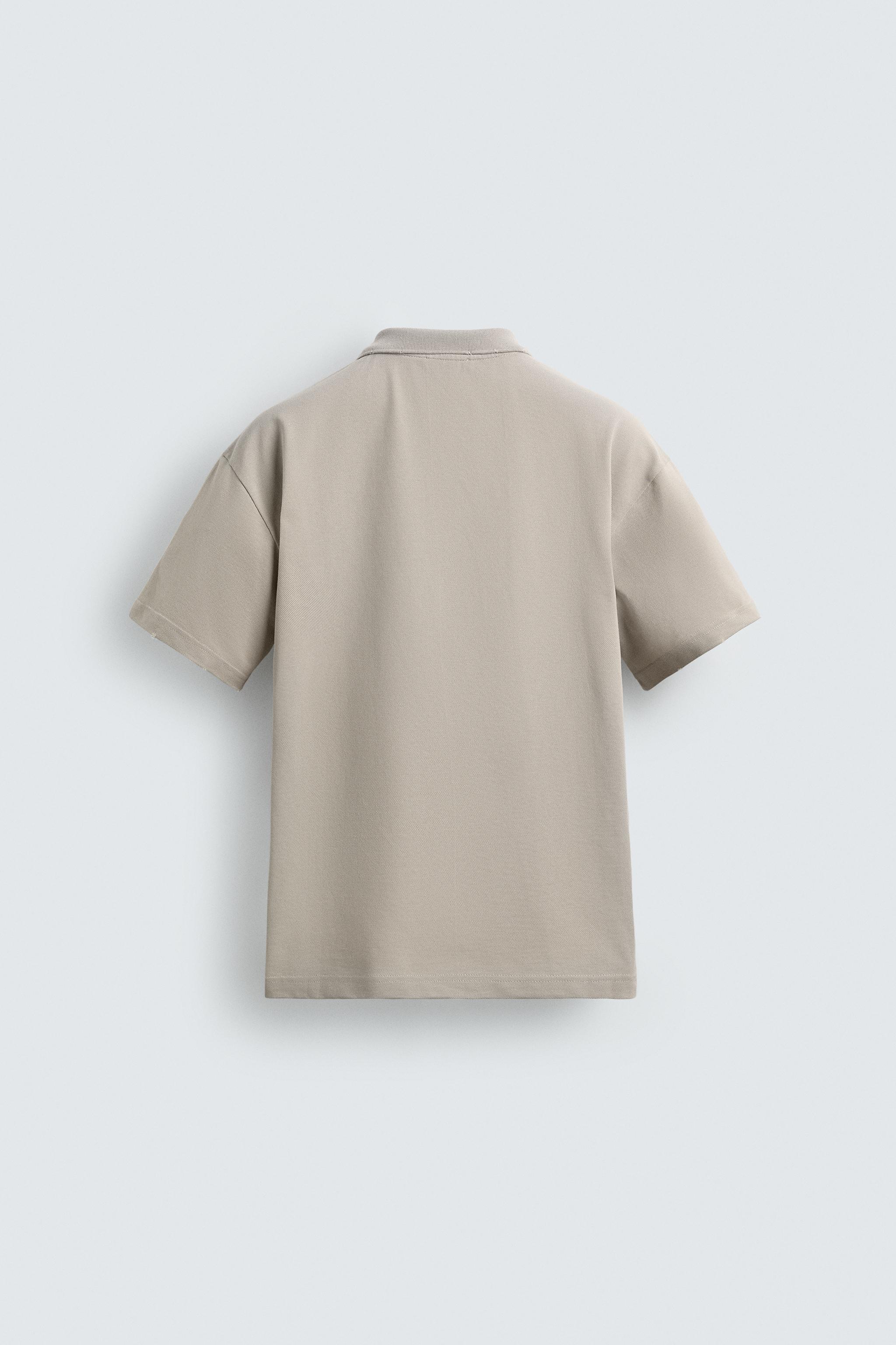 POLO RELAXED FIT DÉLAVÉ