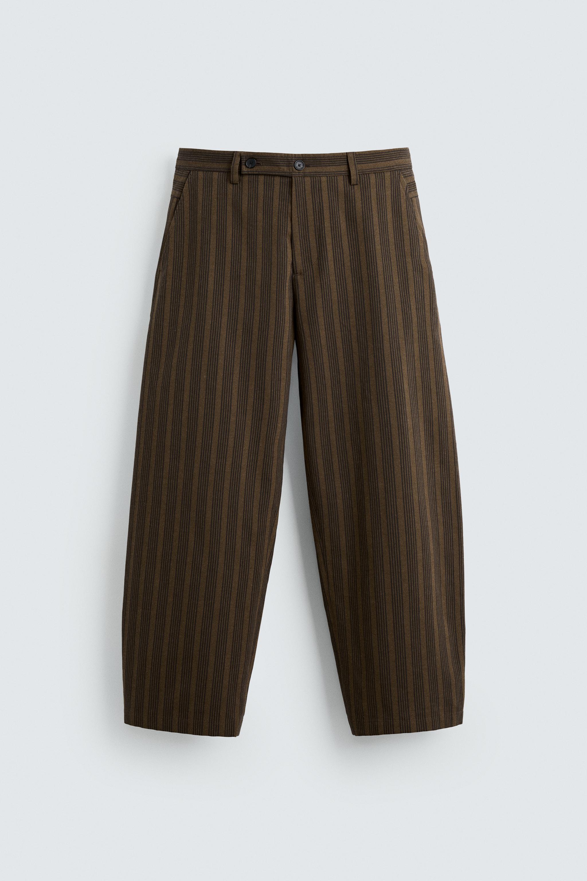 STRIPED BALLOON FIT PANTS © OTIS KWAME KYE QUAICOE - Brick