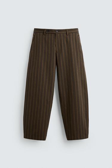 STRIPED BALLOON FIT TROUSERS © OTIS KWAME KYE QUAICOE - Brick by Zara