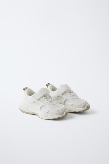 Zara MULTI-PIECE SNEAKERS - White