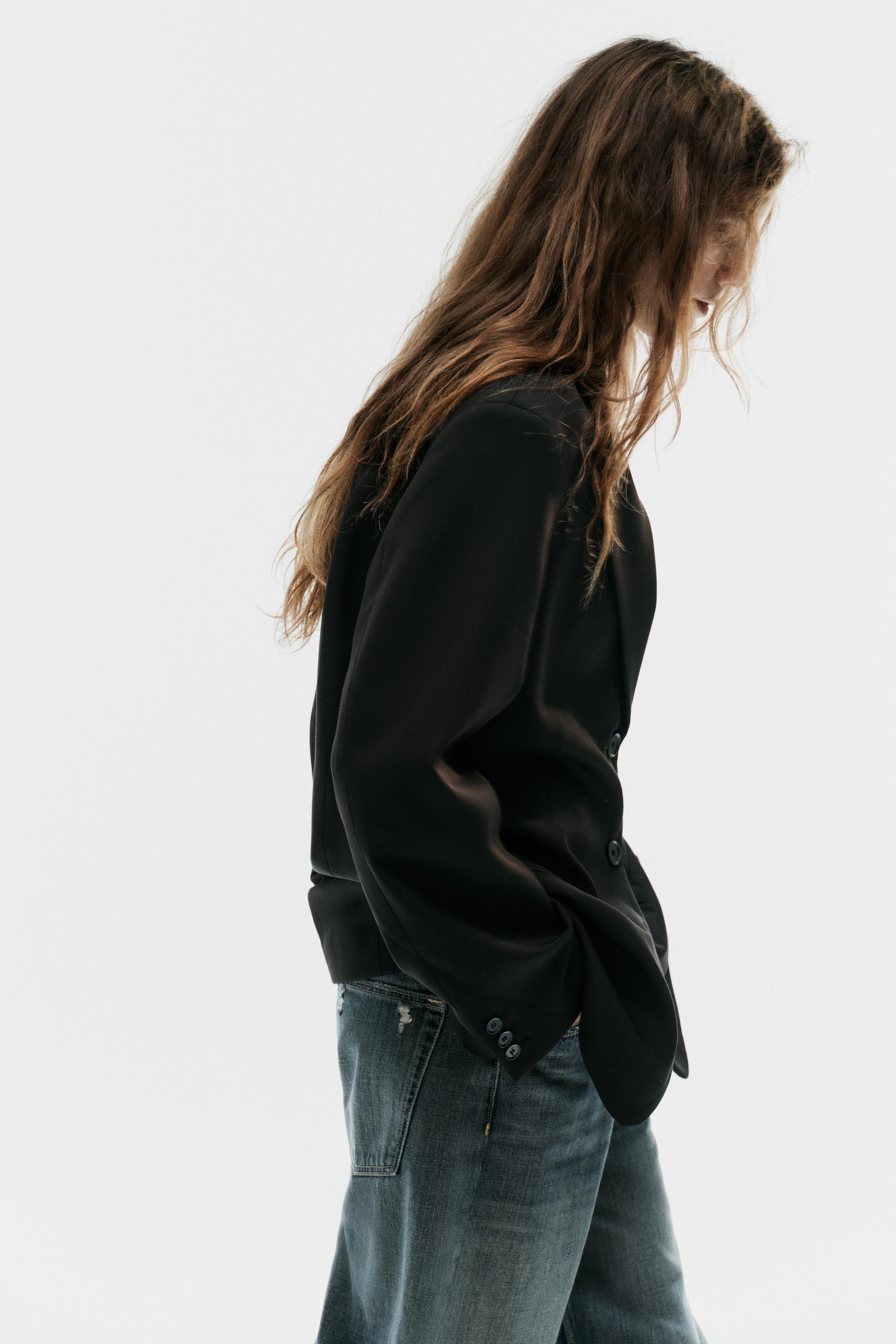 BLAZER OVERSIZE À ÉPAULETTES