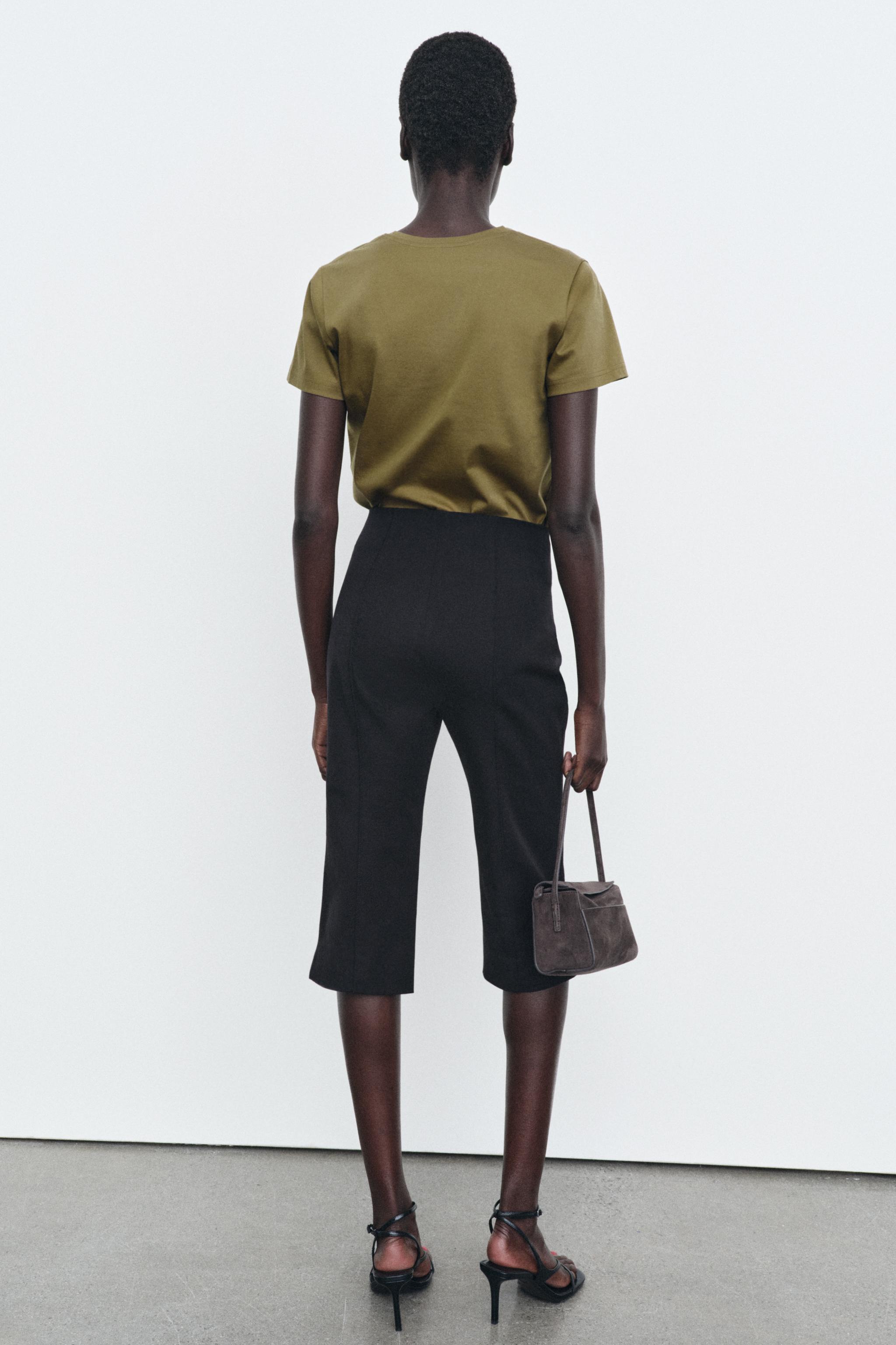 V YAKA INTERLOCK T-SHIRT - Görsel 3