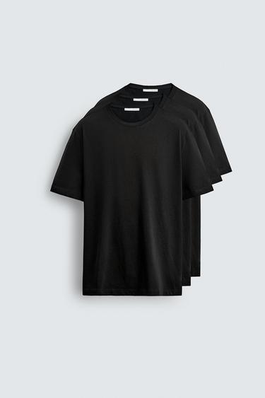 3 DARABOS MEDIUM WEIGHT PÓLÓCSOMAG – Fekete a ZARA-tól