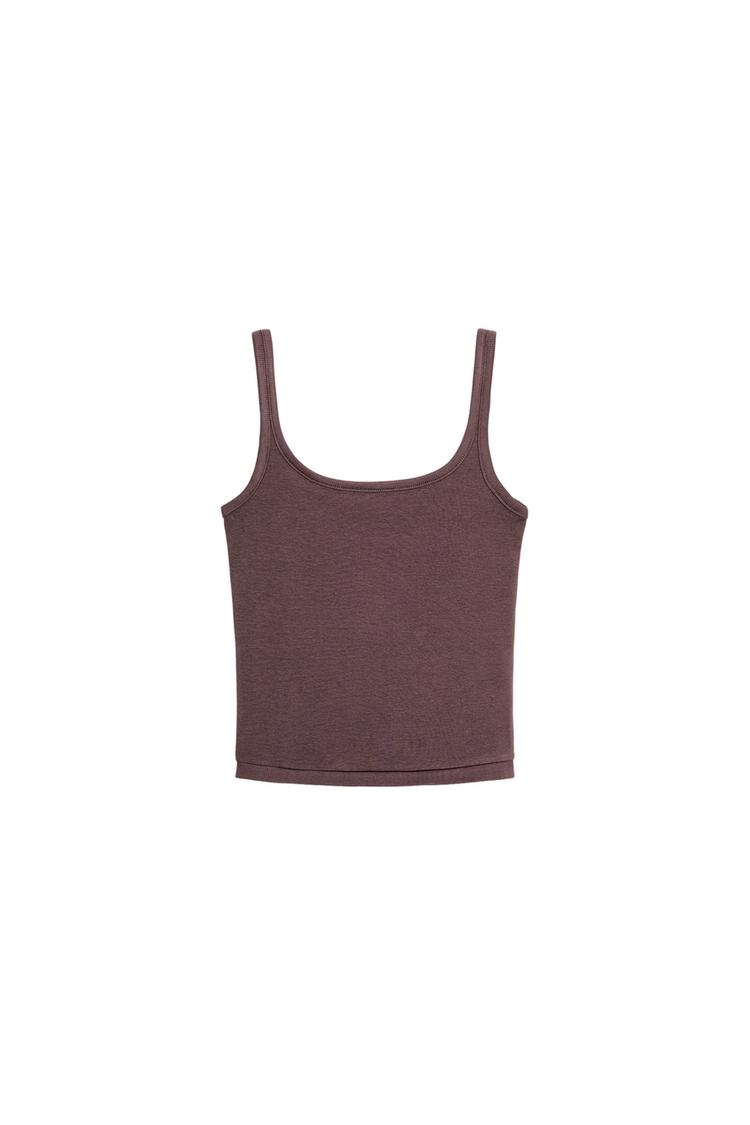 MODAL COTTON STRAPPY TOP