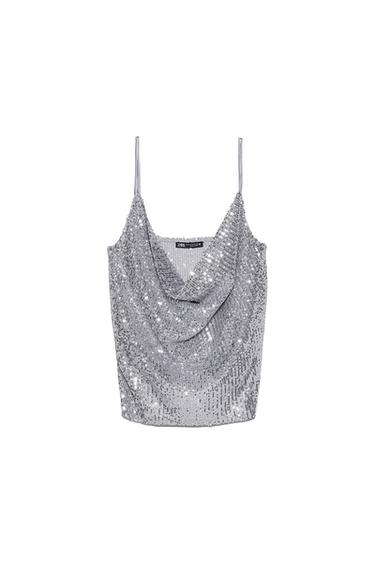 SEQUINNED TOP