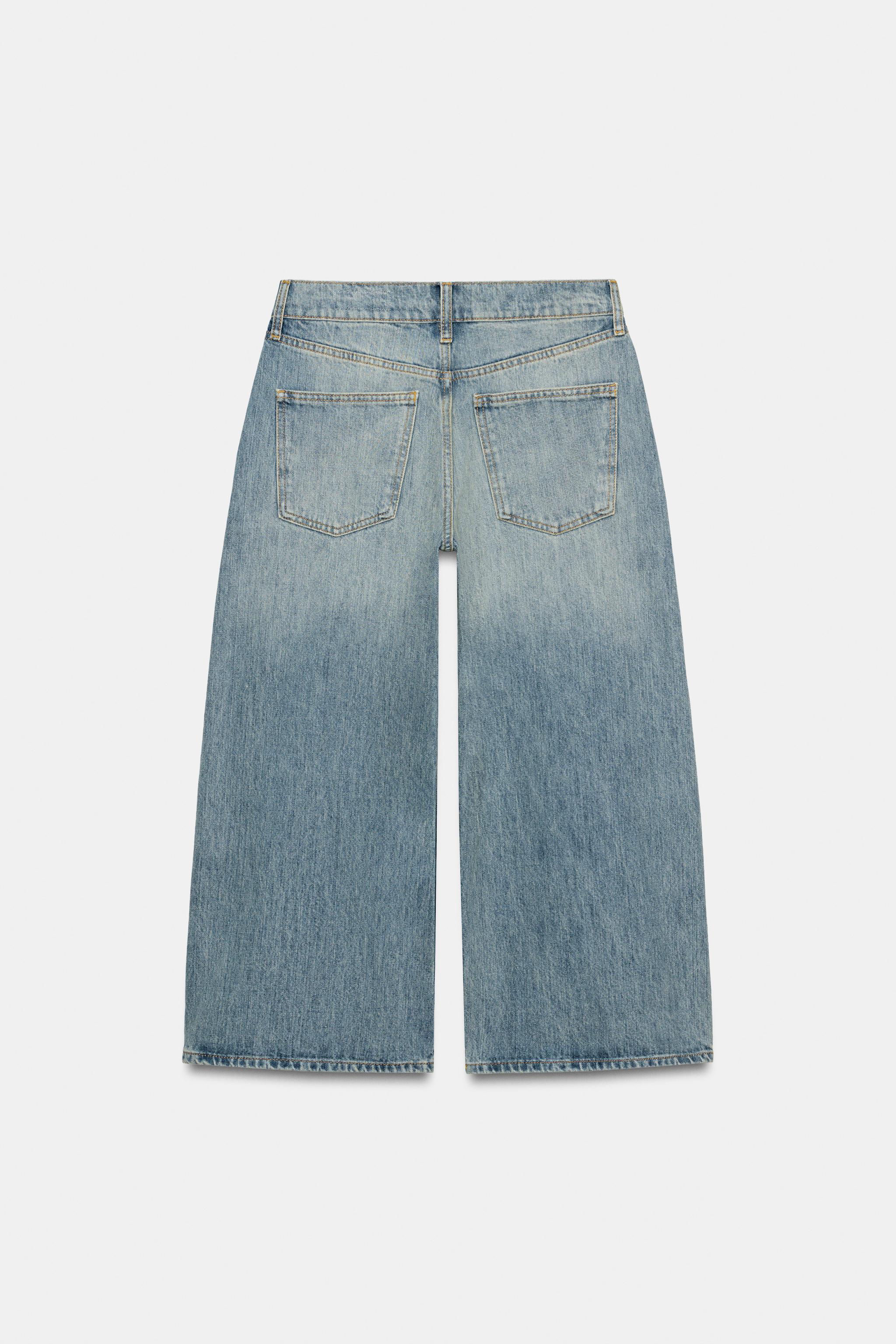 ZW COLLECTION MID-RISE CULOTTE JEANS
