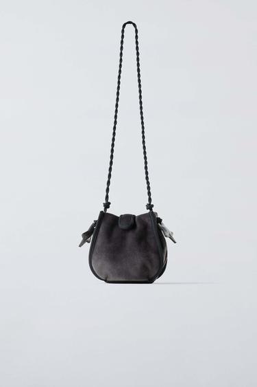 BOLSA BUCKET BAG - Cinza da Zara - Imagem 0