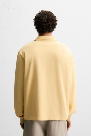 POLO CONTRASTE - Jaune de Zara - Image 2