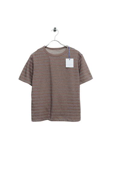 STORIESZ - ČRTASTA MAJICA - Rjava / Ekru barva od Zare