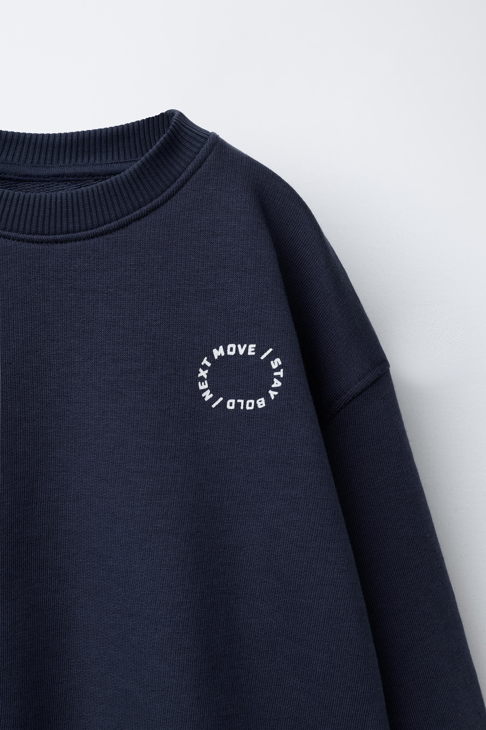 新品タグ付き⭐︎ZARA ソフト Ｖネック スウェットシャツ S 新作 正規品 ソフト Vネック スウェットシャツ - グレーマール | ZARA Japan