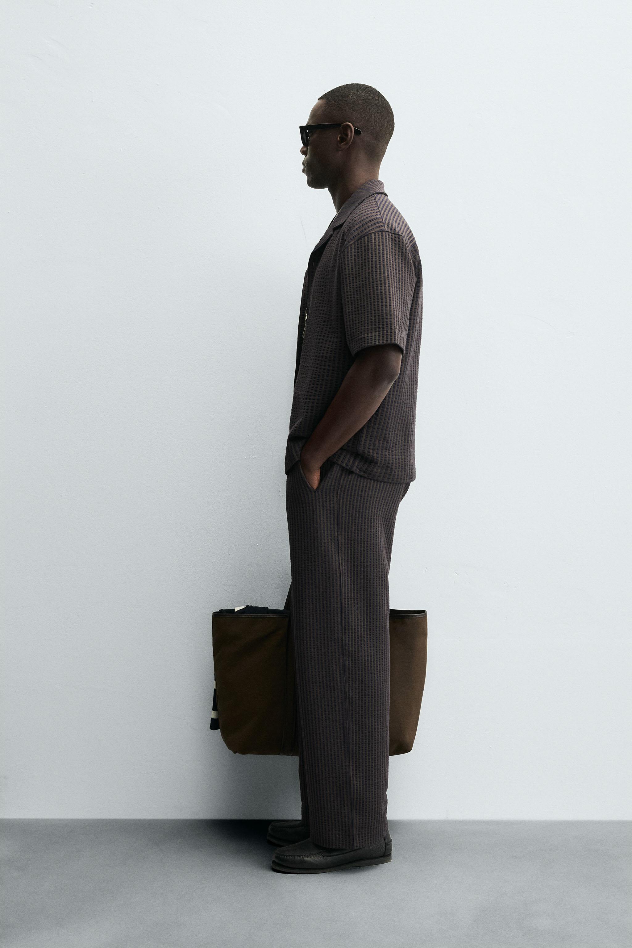 シアサッカー ストライプ コンフォートセットアップ | ZARA