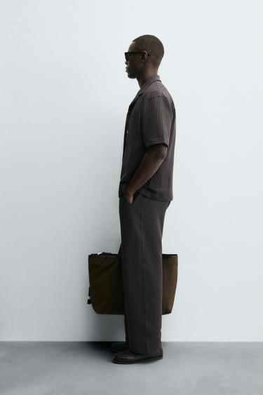 ENSEMBLE SEERSUCKER RAYÉ CONFORT - 861 de Zara - Image 1