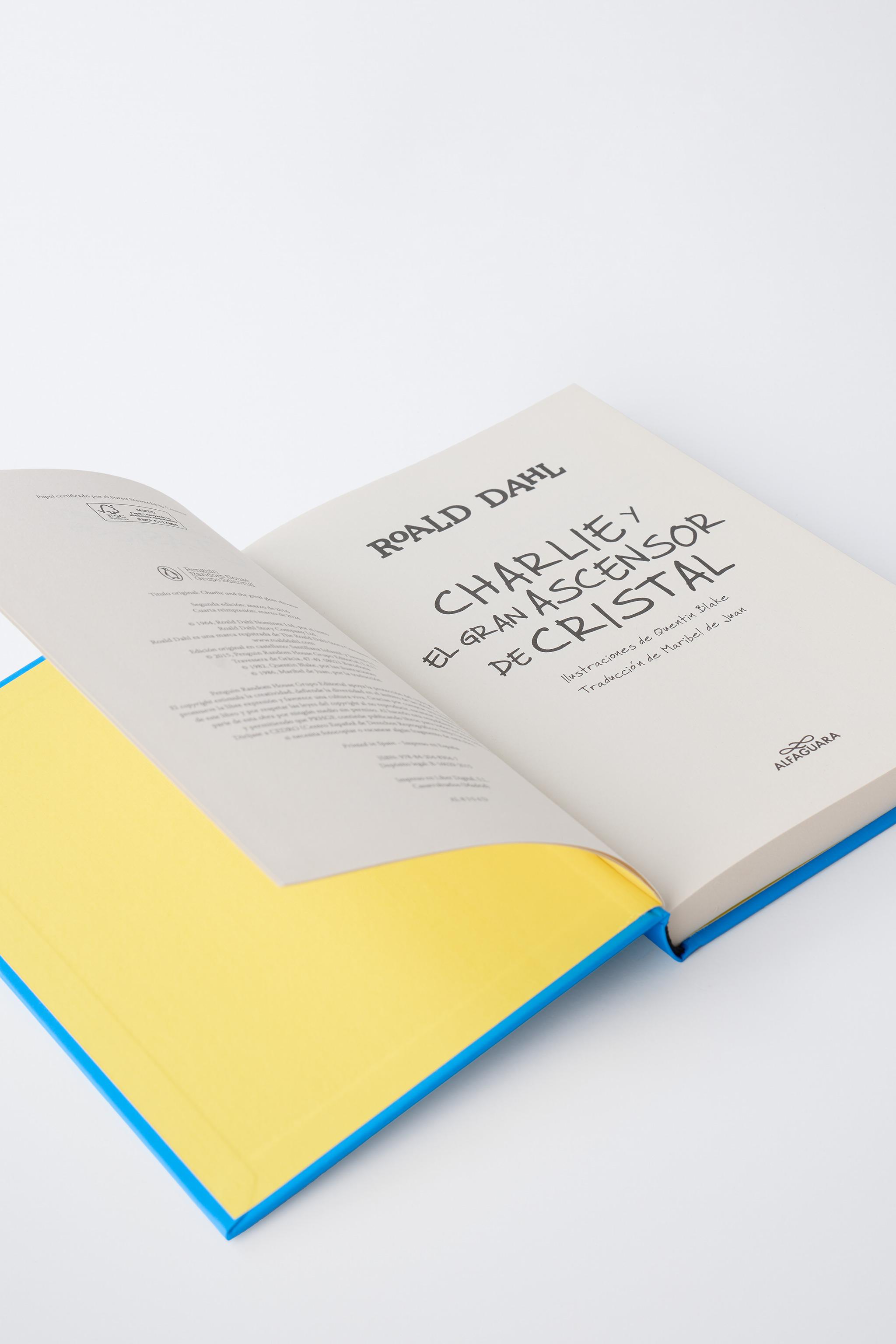 CHILDREN'S BOOK CHARLIE AND THE GREAT GLASS ELEVATOR ROALD DAHL © — Blue