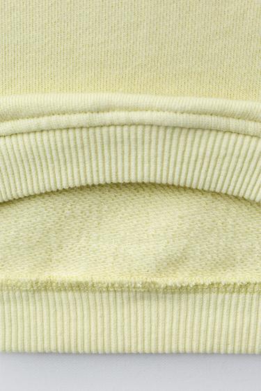 PALM TREE PRINT SWEATSHIRT - Yellow by Zara - Image 3