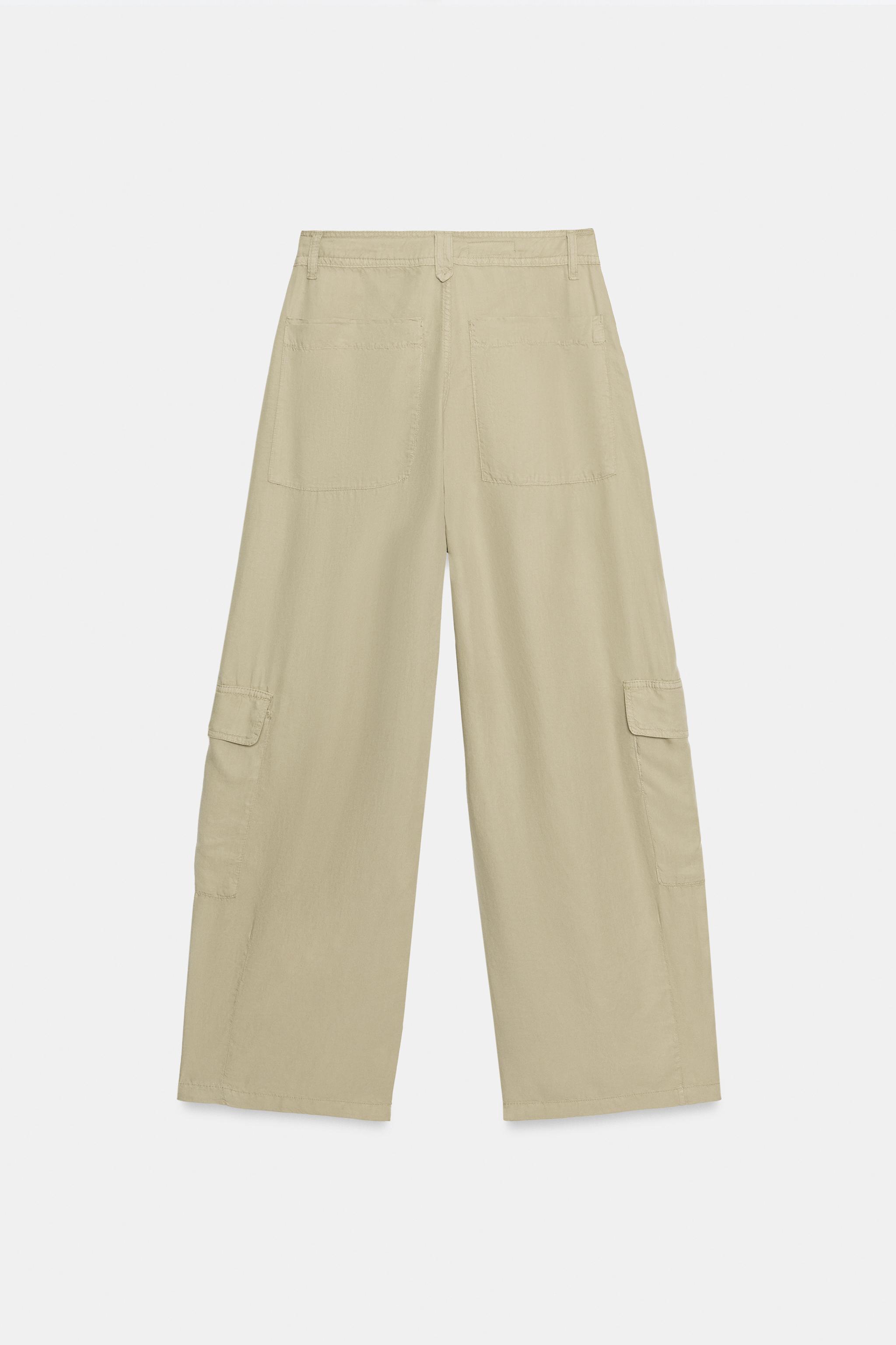 PANTALON CARGO FLUIDE OVERSIZE