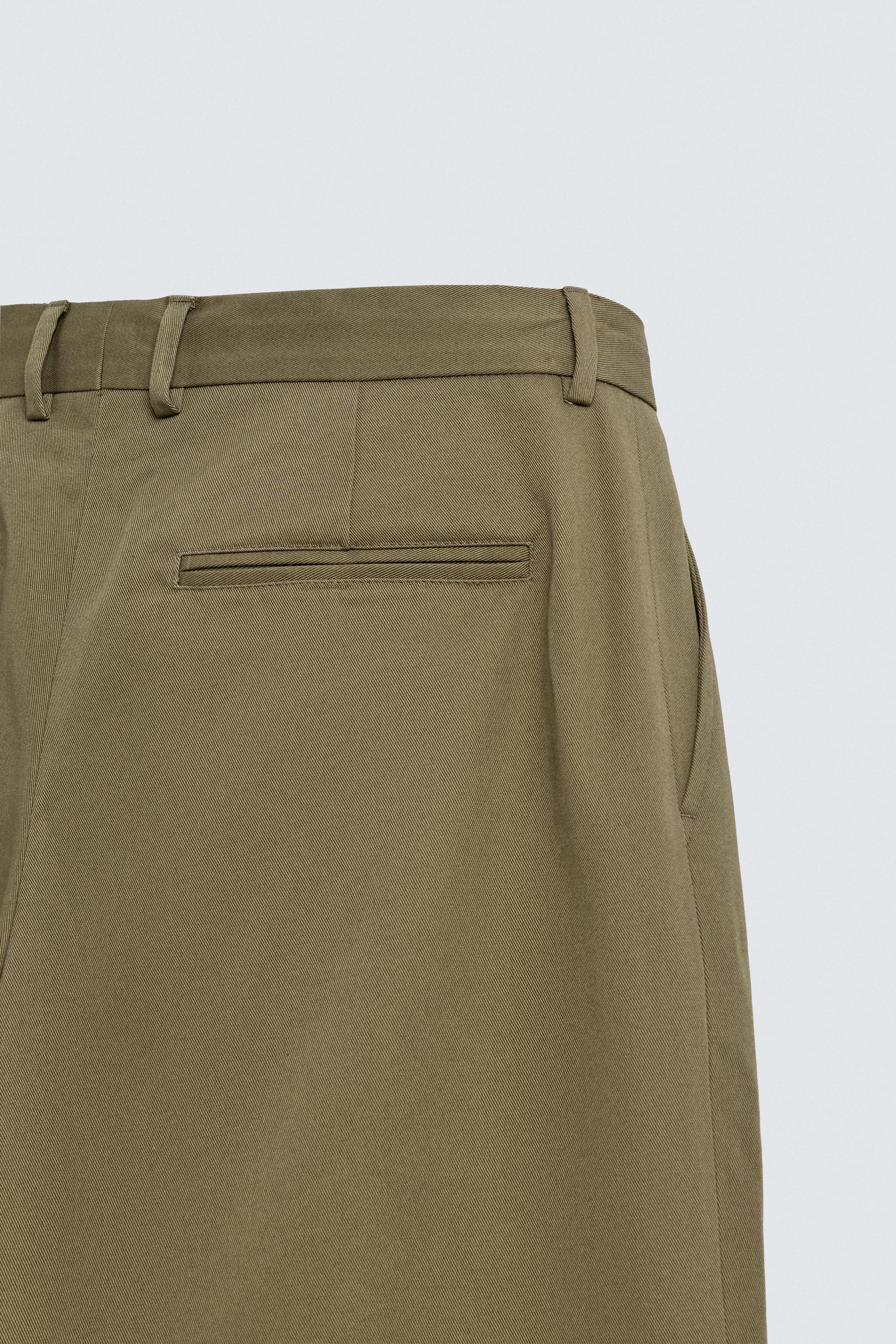 PLEATED CHINO PANTS AARON LEVINE X ZARA