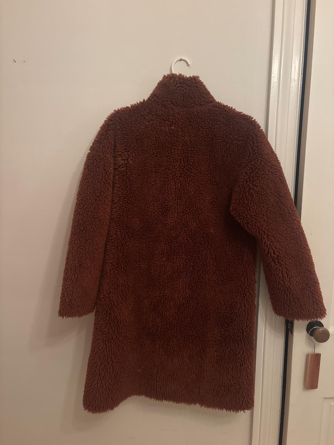 DOUBLE FACED FAUX FUR COAT - Image 4