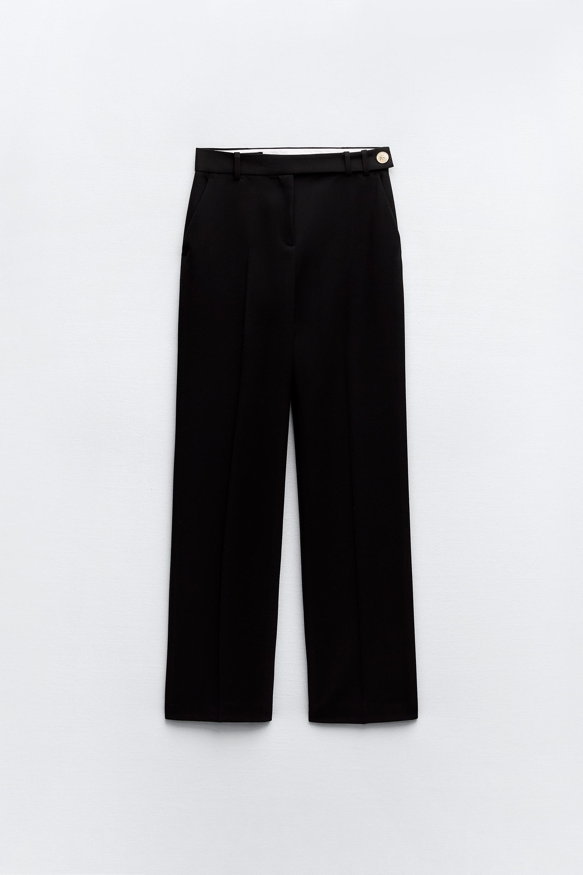 ✨🤍Elevate your style with the Zara High-Waist Pants! Crafted with pre