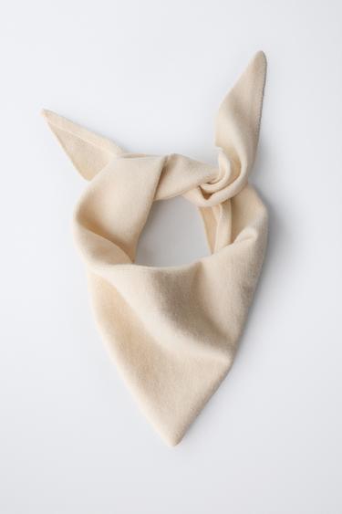 KNIT HEADSCARF - Sand by Zara - Image 3