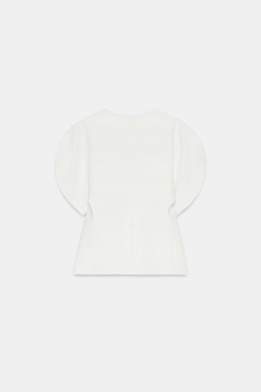 ZW COLLECTION TOP - Ecru by Zara - Image 5