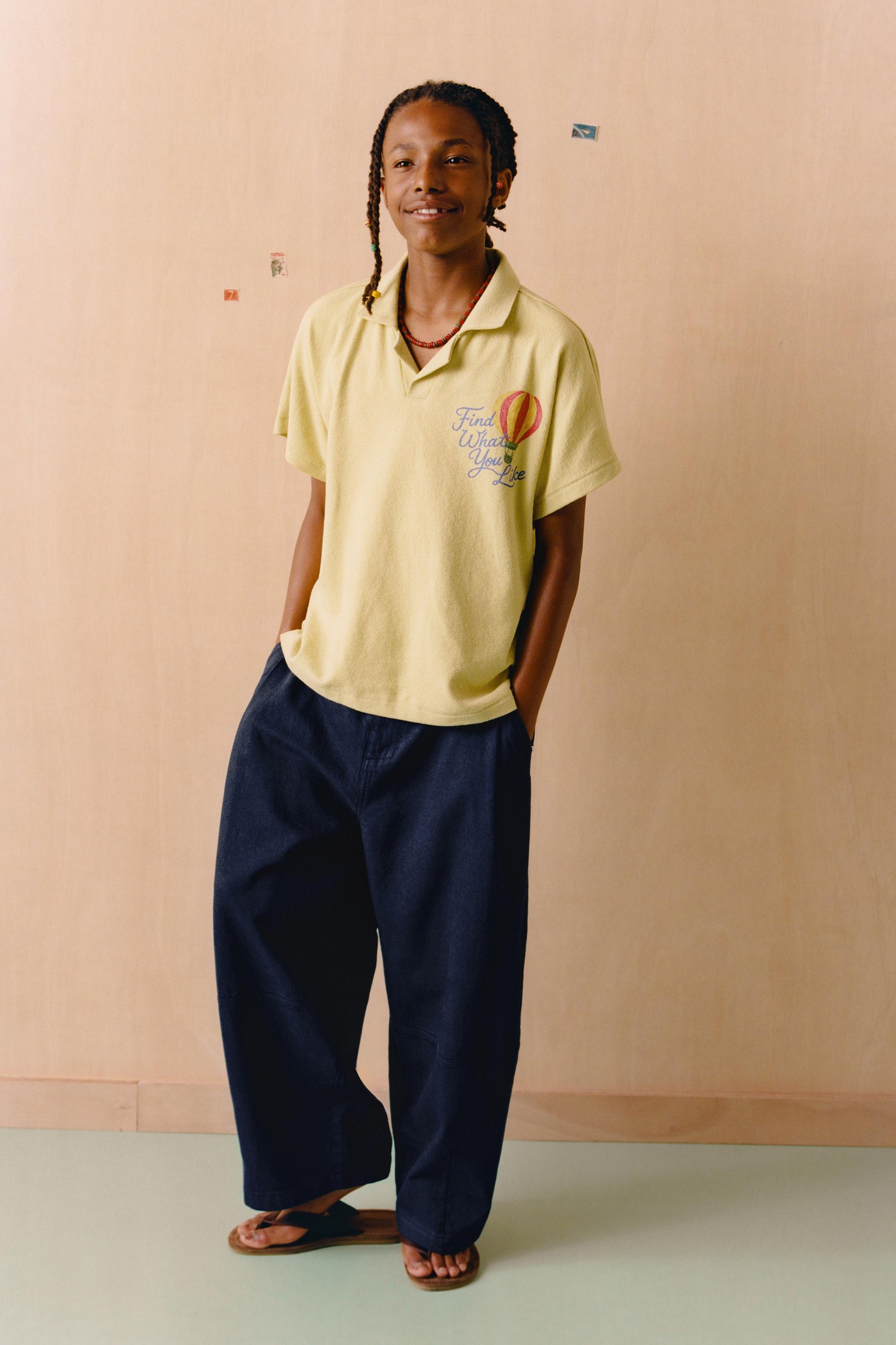 PRINTED POLO SHIRT