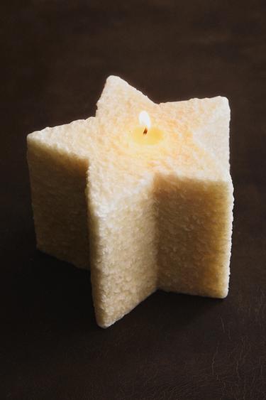 BOUGIE ÉTOILE NOËL - Blanc de Zara - Image 4