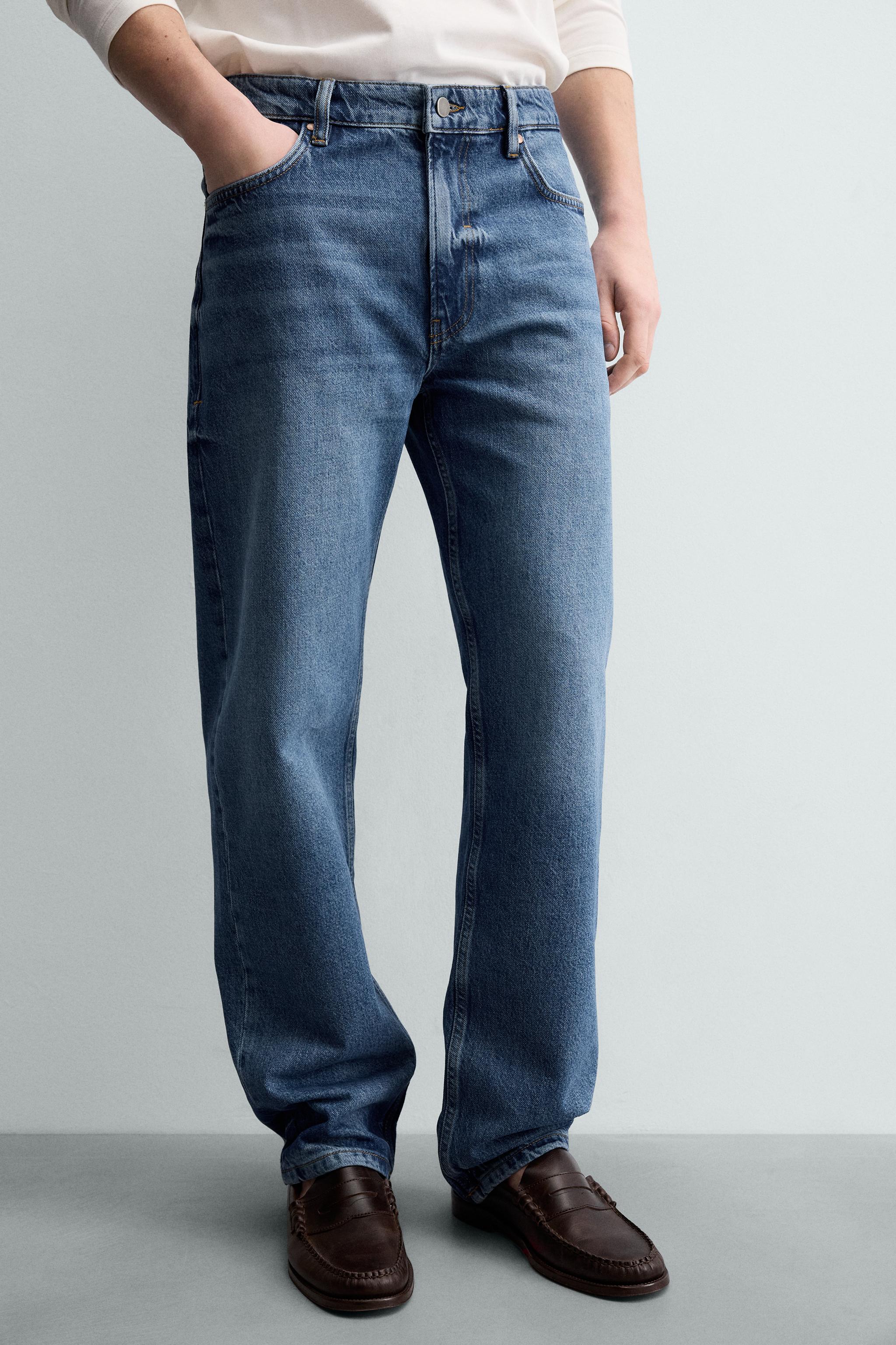 JEAN DROIT EN COTON ET LYOCELL
