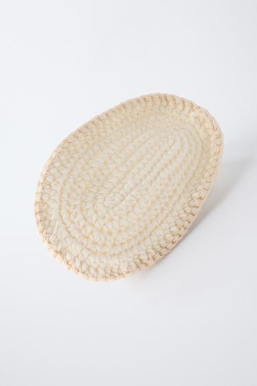 CHUNKY KNIT BOOTIES - Ecru White by Zara - Image 6