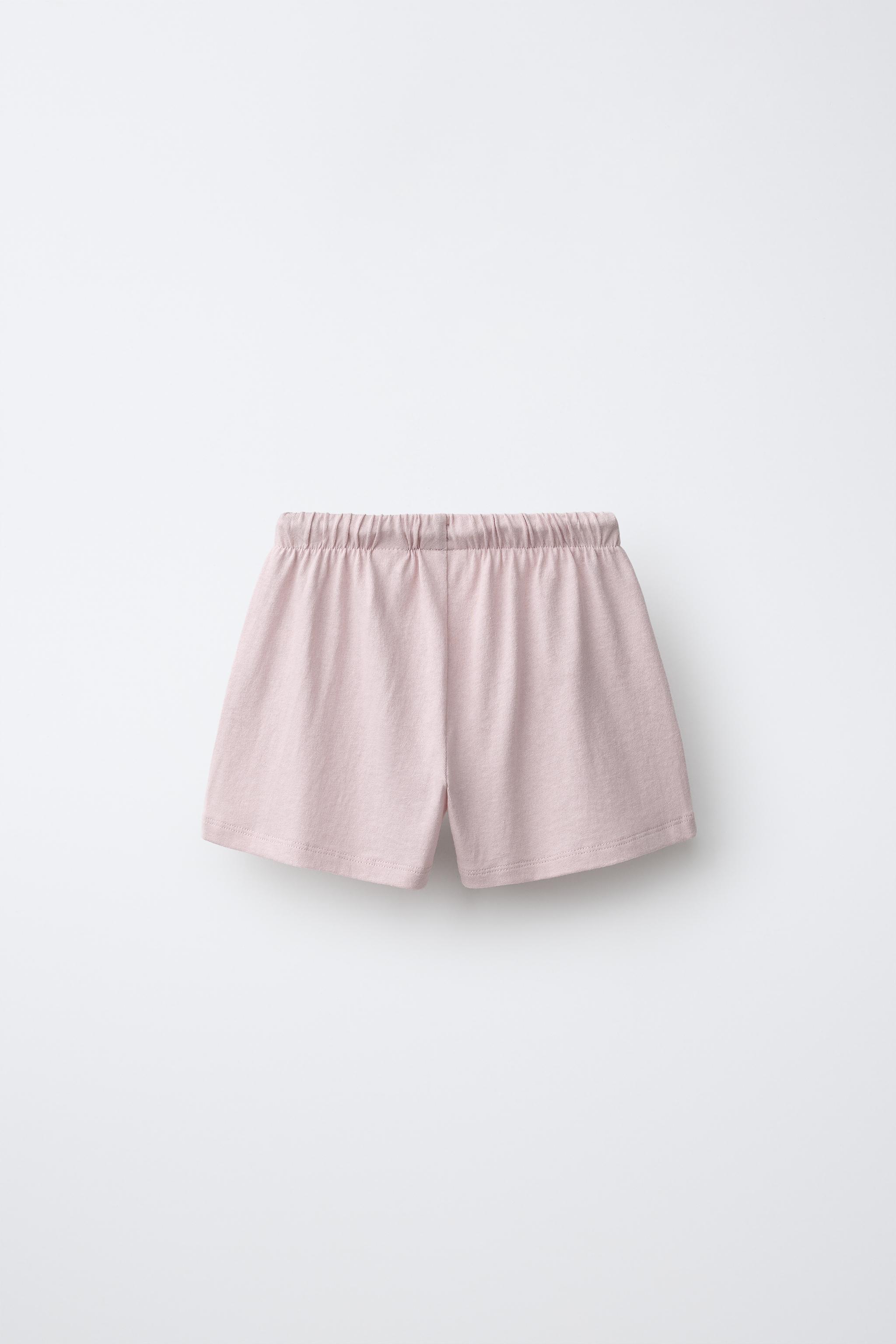 PLAIN SHORTS — Light pink