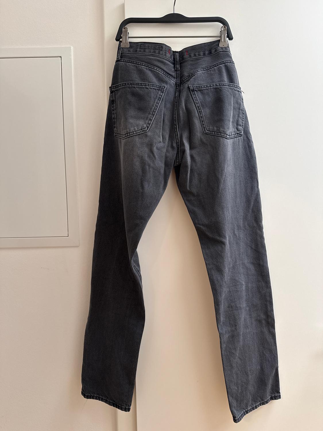ZW COLLECTION STRAIGHT-LEG HIGH-WAIST FULL LENGTH JEANS - Image 3