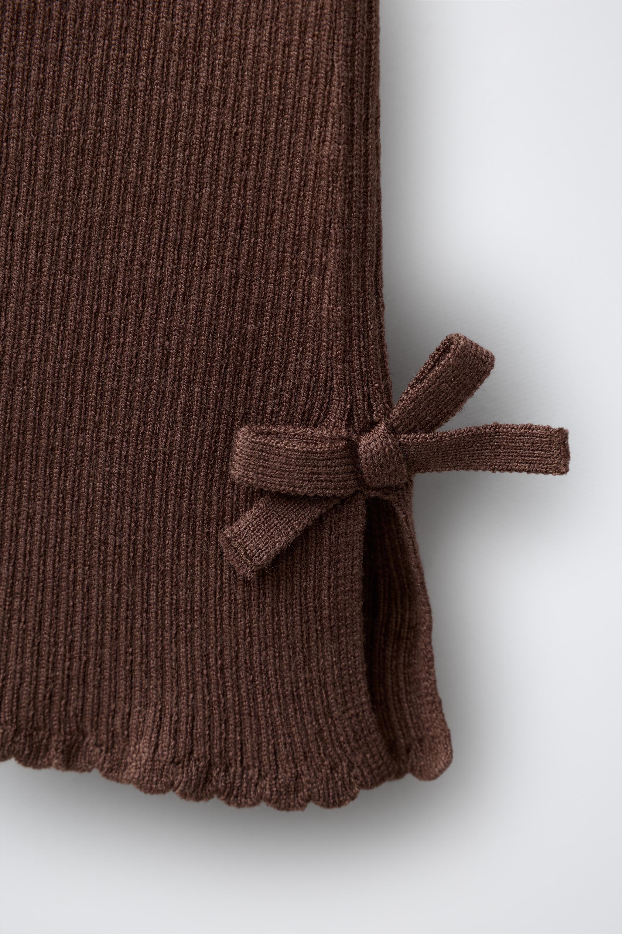 Детские леггинсы Zara RIBBED FLARE LEGGINGS — фото 4