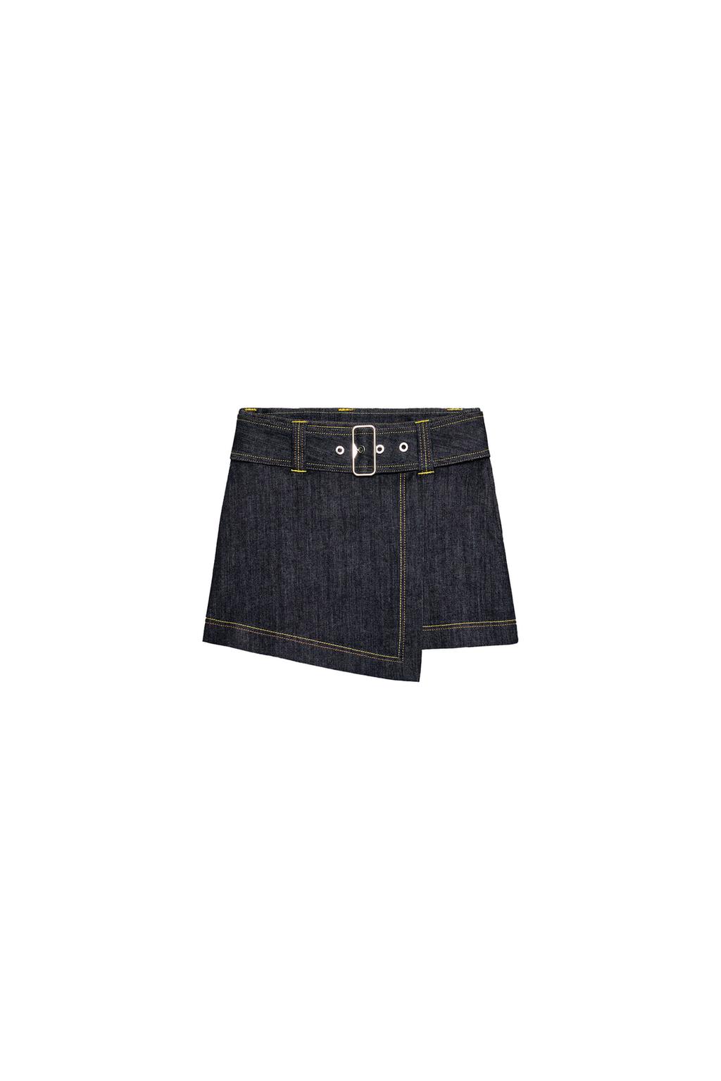 Z1975 BELTED WRAP SKORT - image 3