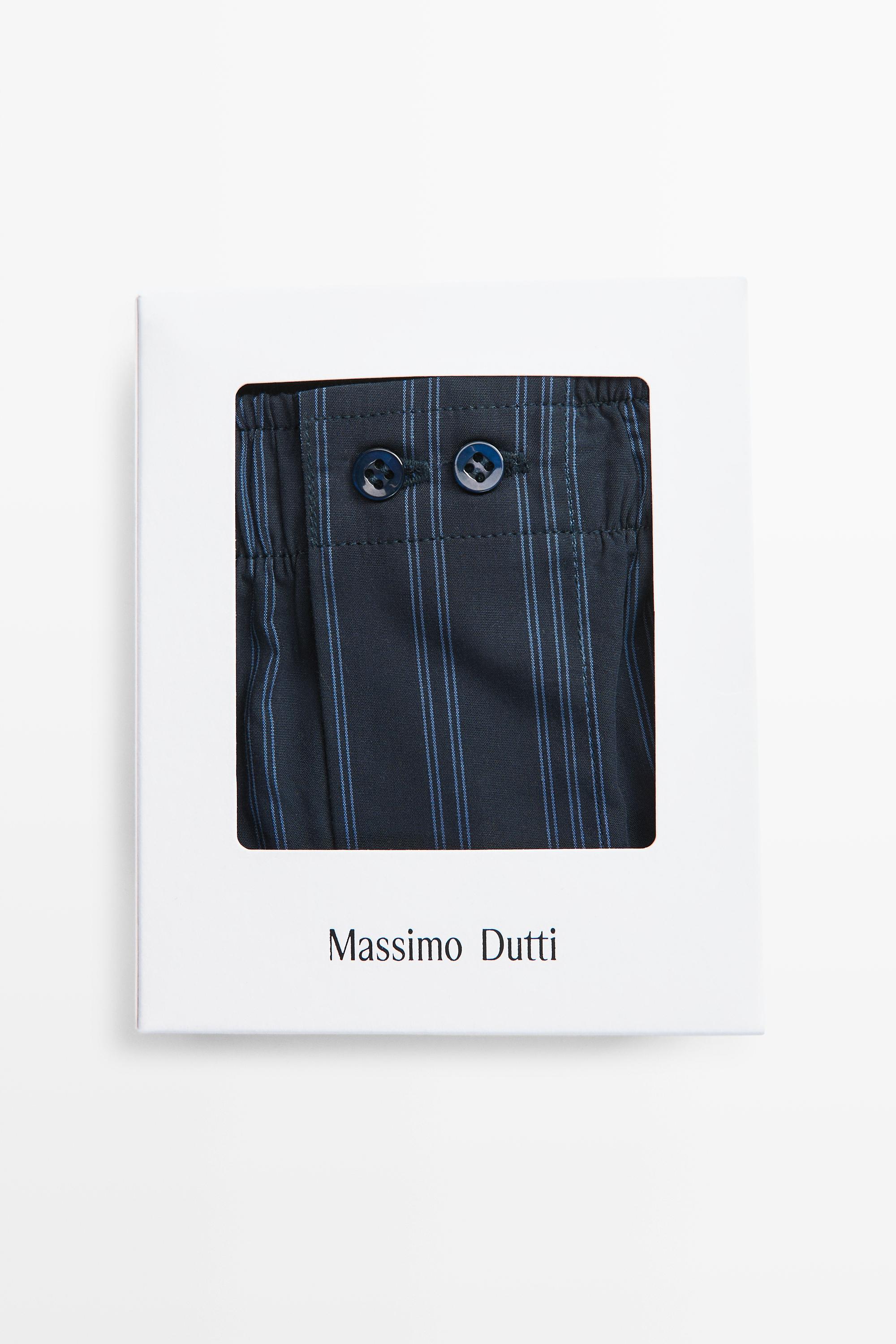 100% cotton striped boxers