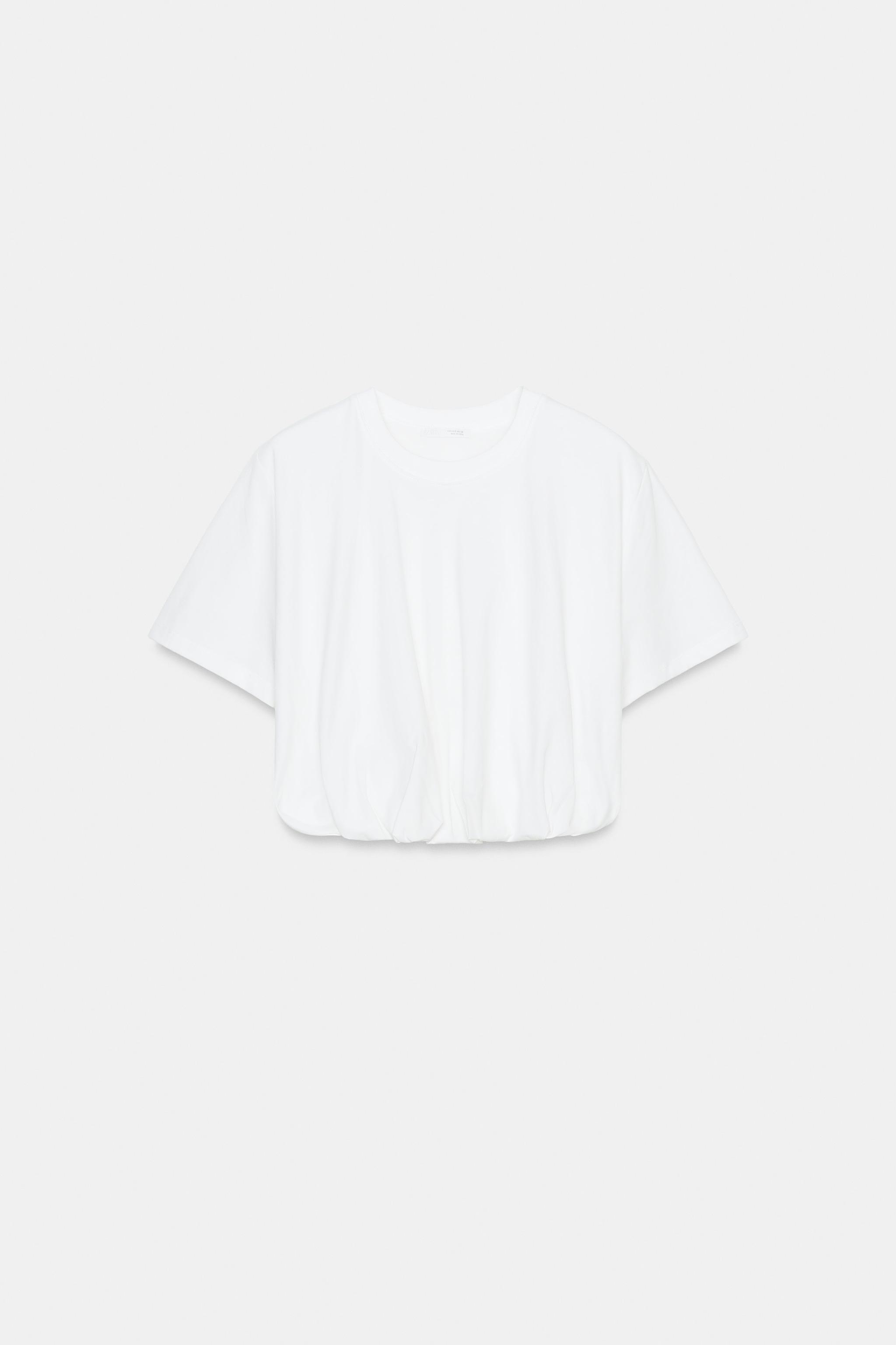 CROP FIT HACİMLİ T-SHIRT - Görsel 3