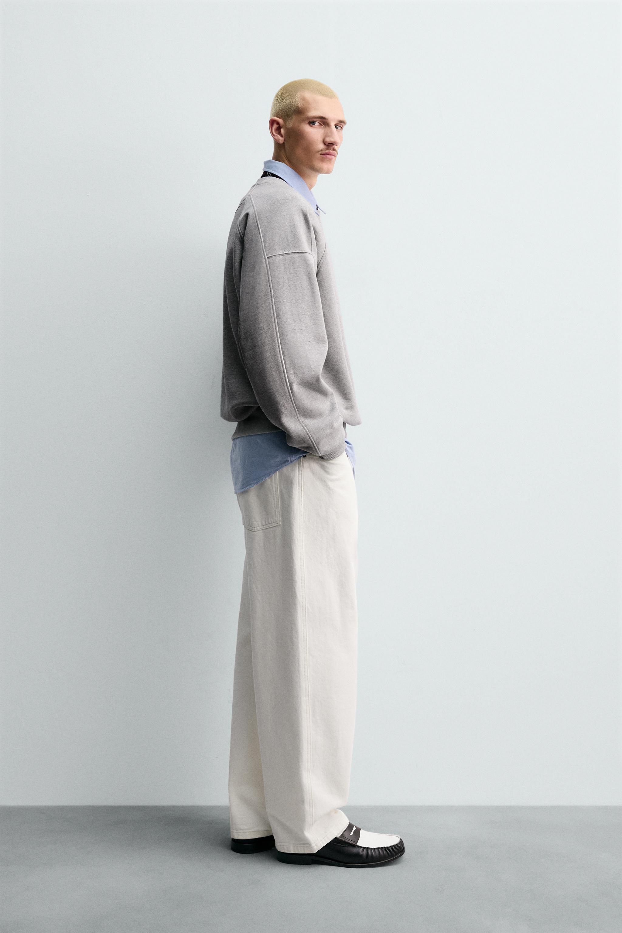 CHAMPION ® X ZARA パッチ クルーネック スウェットシャツ - グレー