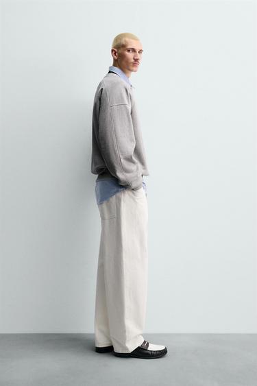 CHAMPION ® X ZARA PATCH CREW NECK SWEATSHIRT - Grey marl by Zara - Image 3