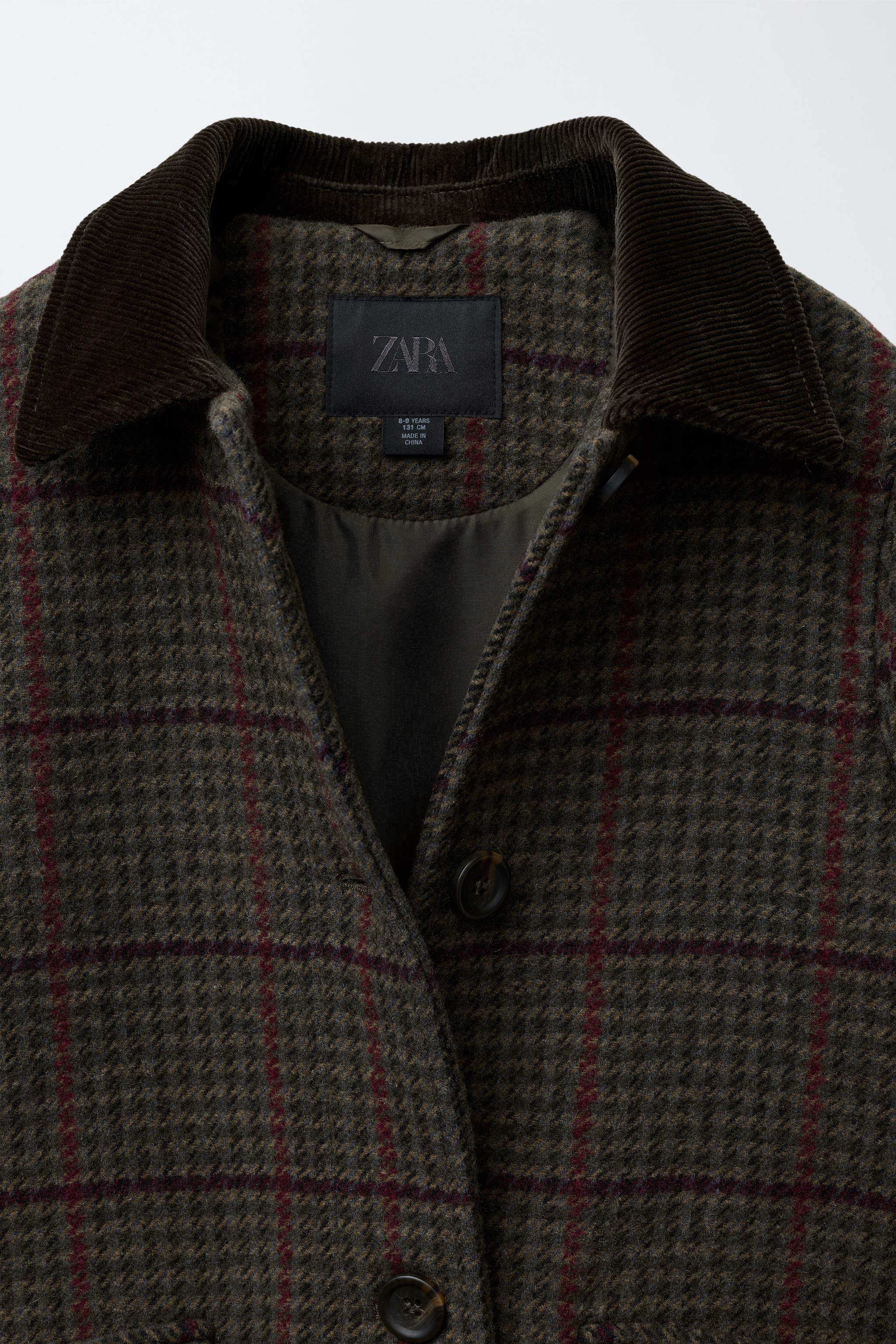 PLAID CLOTH COAT