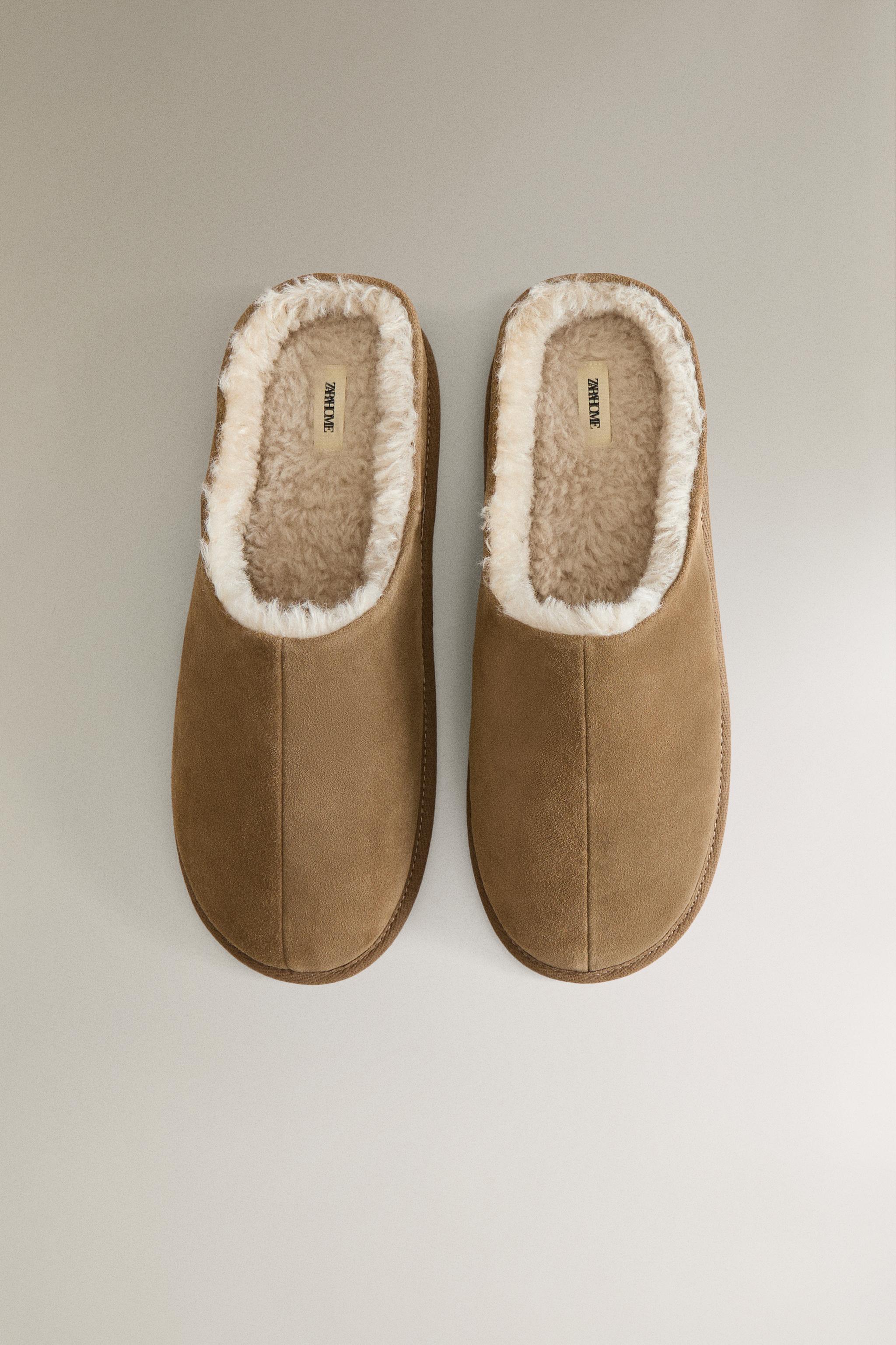MULES EN CUIR CHAUDES