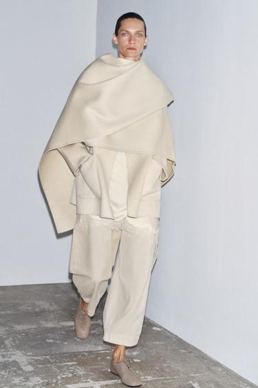 PANTALONS BARREL DE PANA ZW COLLECTION - Cru de Zara