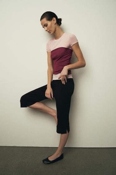 SUPIMA® DOUBLE EFFECT T-SHIRT - Burgundy by Zara - Image 2