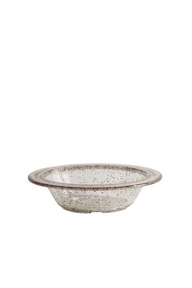 KIDS' TRITAN™ GLITTER BOWL - Transparent by Zara