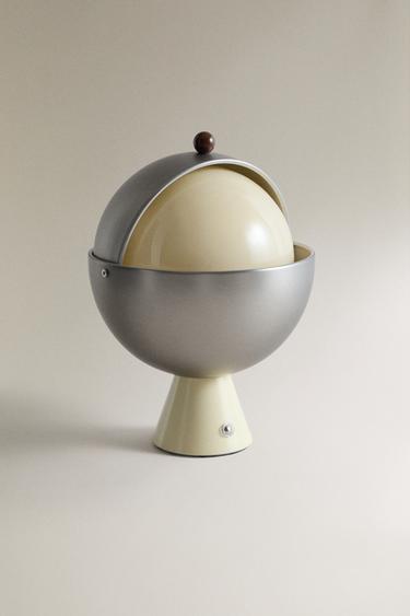 USB SPHERE TABLE LAMP - Cream by Zara - Image 0