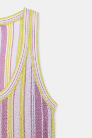 STRIPED KNIT TOP - Multicoloured by Zara - Image 5