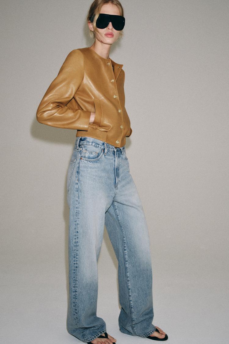 Chaqueta bomber 100% piel de la colección ZW 4