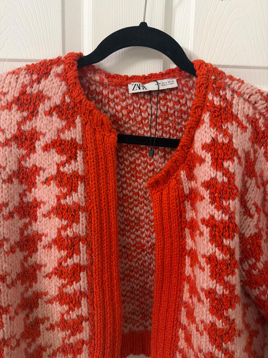 KNIT SWEATER WITH CONTRASTING TOPSTITCHING - Image 2