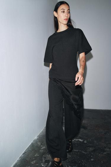 КЕҢ ЖҰМСАҚ ШАЛБАР - көмір сұр Zara компаниясынан